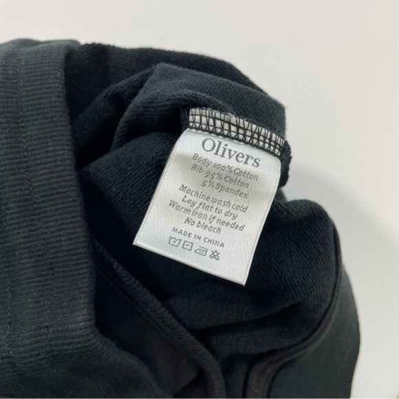 NWOT Oliver’s Apparel Classic Sweatpants Joggers Black - Picture 4 of 8